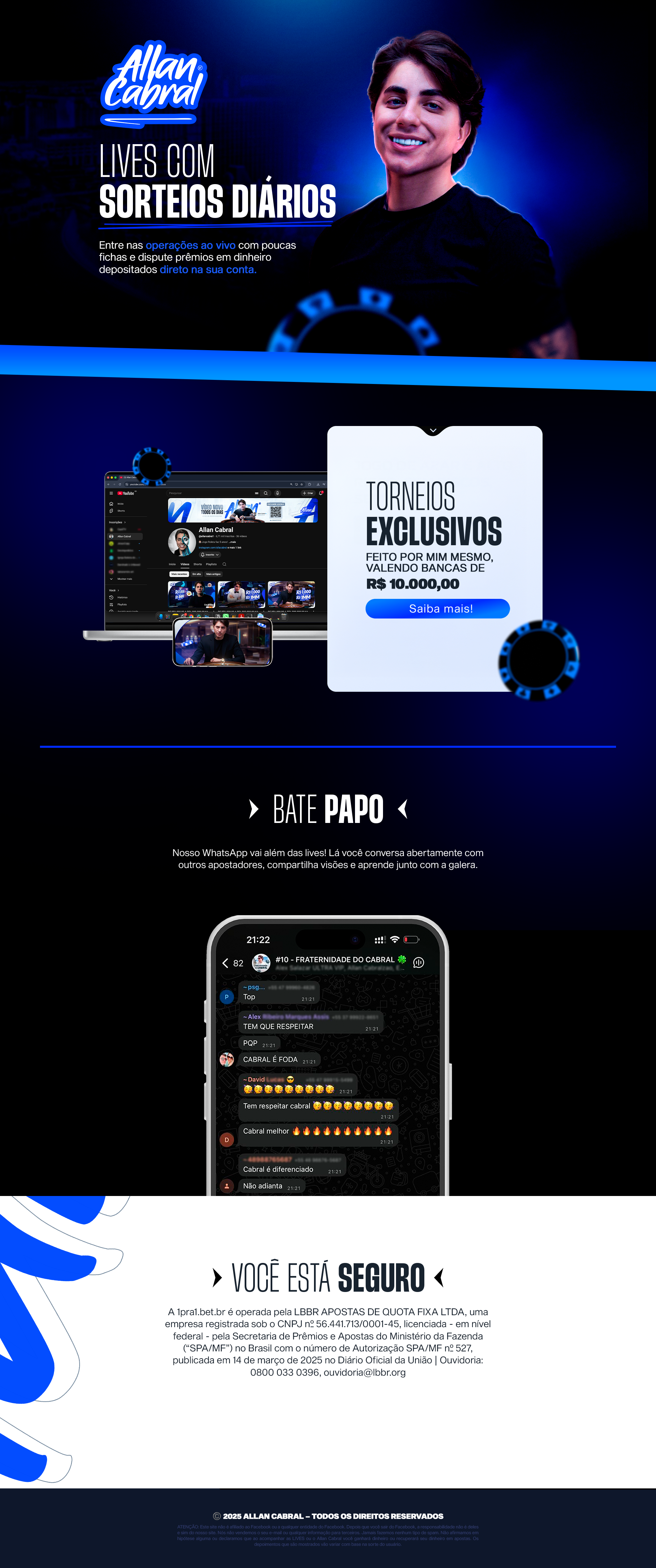 Allan Cabral - Landing Page